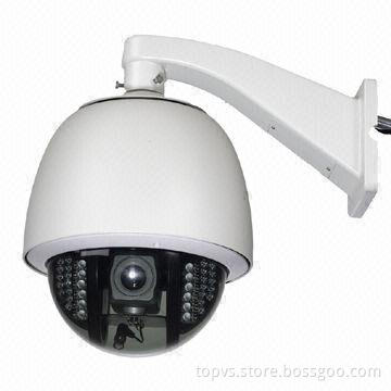 H.264 IP PTZ IR Camera, Supports Smartphone View and Control